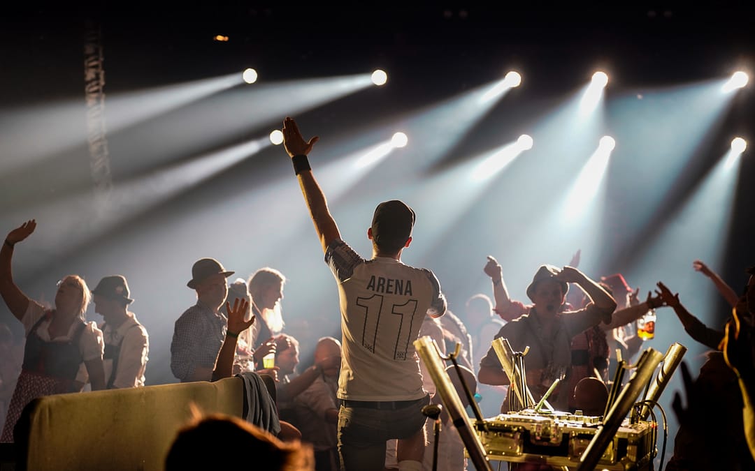 DJ-pult til en fest